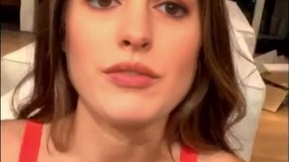 Leaked Deepfake! Hollywood celeb Anne Hathaway shows how to jerk off