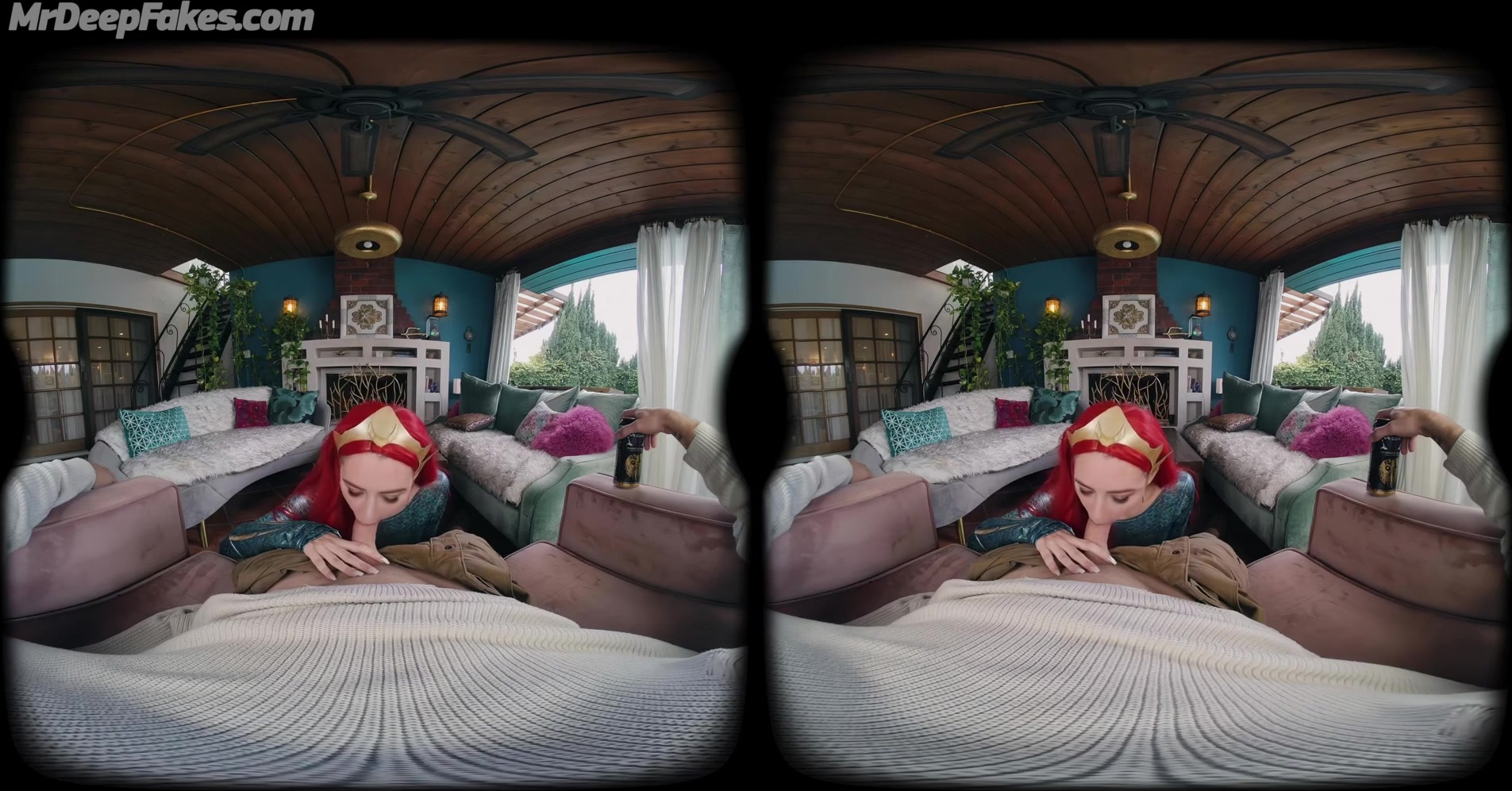 Amber Heard – vr doggystyle sex in the pool