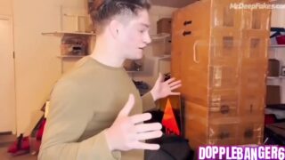 Deepfakes // Blowjob punishment for bad boy Kit Connor