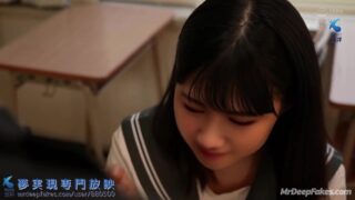 Miho Watanabe sex scene at school on the table // 渡邉美穂 日向坂46