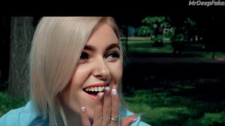 Outdoors picnic with sexy blondie AnnaSophia Robb / real fake