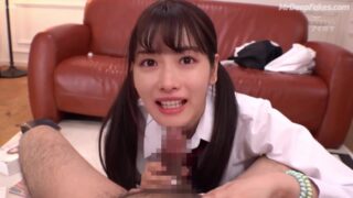 Blowjob performed by japanese schoolgirl Satomi Ishihara (石原 さとみ ポルノ)