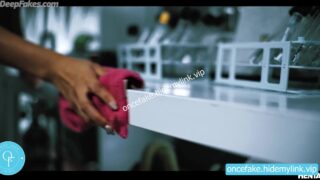 Hot fetish porn with Nayeon (나연 트와이스) and long tentacles, real fake