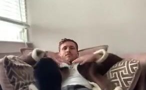 Shayne Topp naked on webcam and then plays with his penis