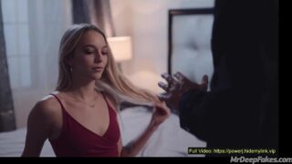 Blonde fatale Jayden Bartels in a sexy red dress – This is a real fake